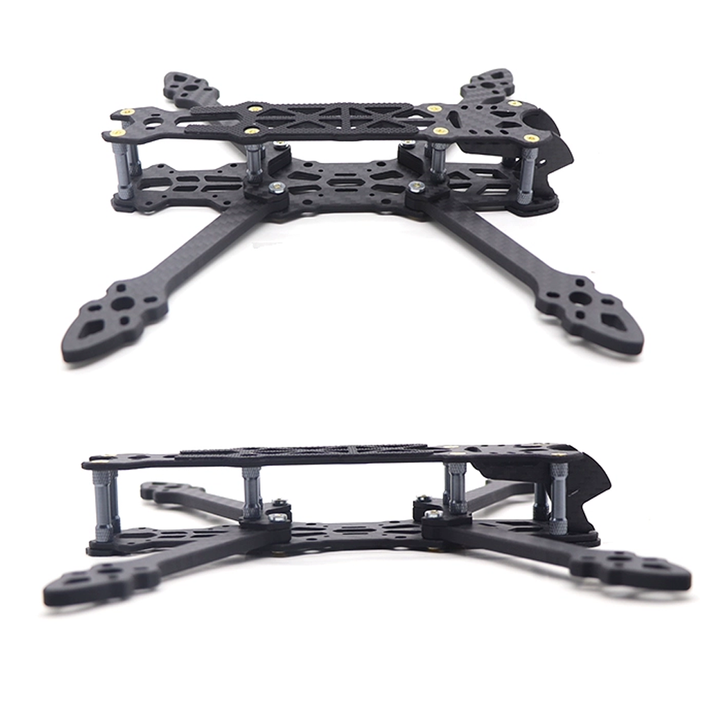 Drone Arm - HSKRC MAK4 MAK4HD 5インチ（225mm）、6インチ（260mm）、7インチ（295mm）カーボンファイバー製フレームキット。5mmのアームを搭載。FPVレース、フリースタイル、長距離飛行ドローン用。