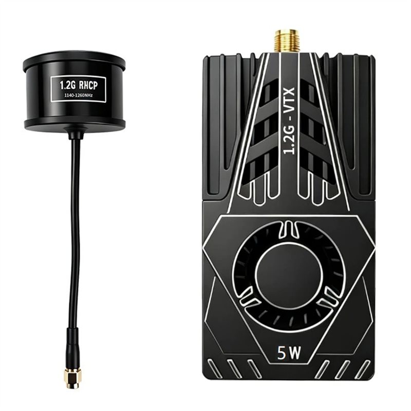 Drone Transmitter - VTX FPV ビデオトランスミッター用 1.2Ghz 5W アンテナ付き