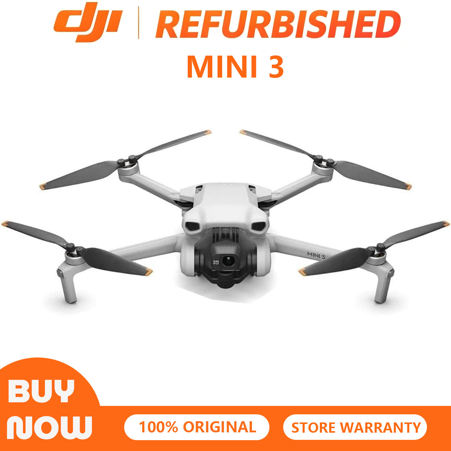 再生品の中古DJI Mini 3ドローン、3軸機械式ジンバル - Drone Gps Mount のレビューと価格