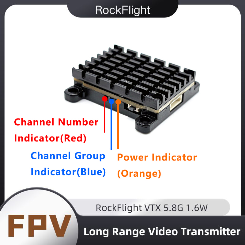 RockFlight TX663 VTX 5.8G 48CH - Drone Transmitter のレビューと価格
